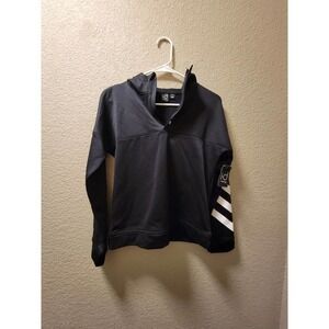 NWT Ideology Hoodie Pullover Sweatshirt Black And White Size Medium